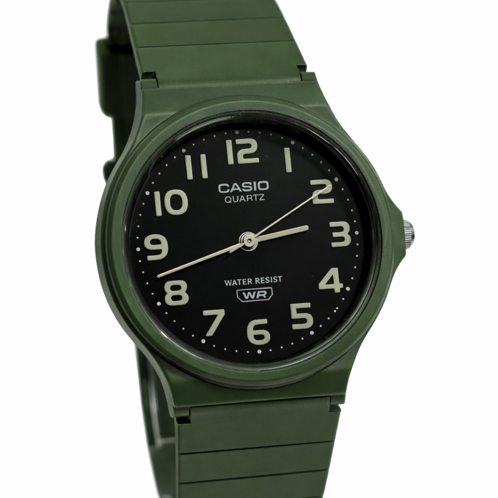 Relógio Casio Analógico Unissex Verde Militar MQ-24UC-3BDF