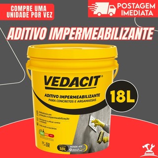 Aditivo Impermeabilizante Vedacit (Balde 18 e 3,6 litros) - VEDACIT - Concreto e argamassa