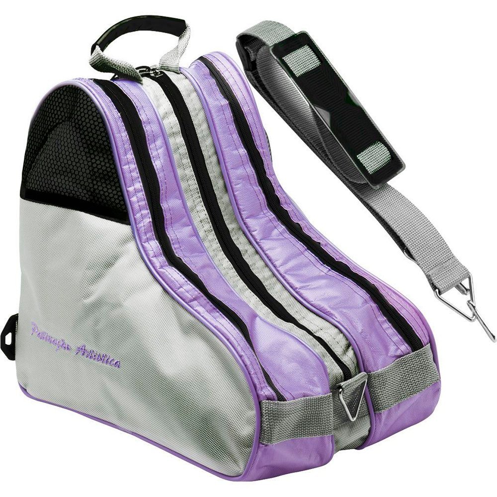 Bolsa Para Patins Com Alça E 3 Divisórias Reforçada Lilás em Oferta na Shopee