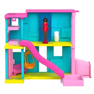Boneca Barbie Mini Barbieland Casa dos Sonhos Azul HYF44B -  Mattel em Oferta na Shopee