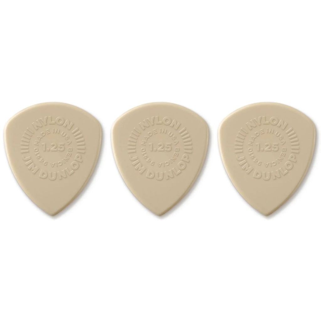 Kit 3 Palhetas Dunlop Flow Nylon 541P125 1.25mm