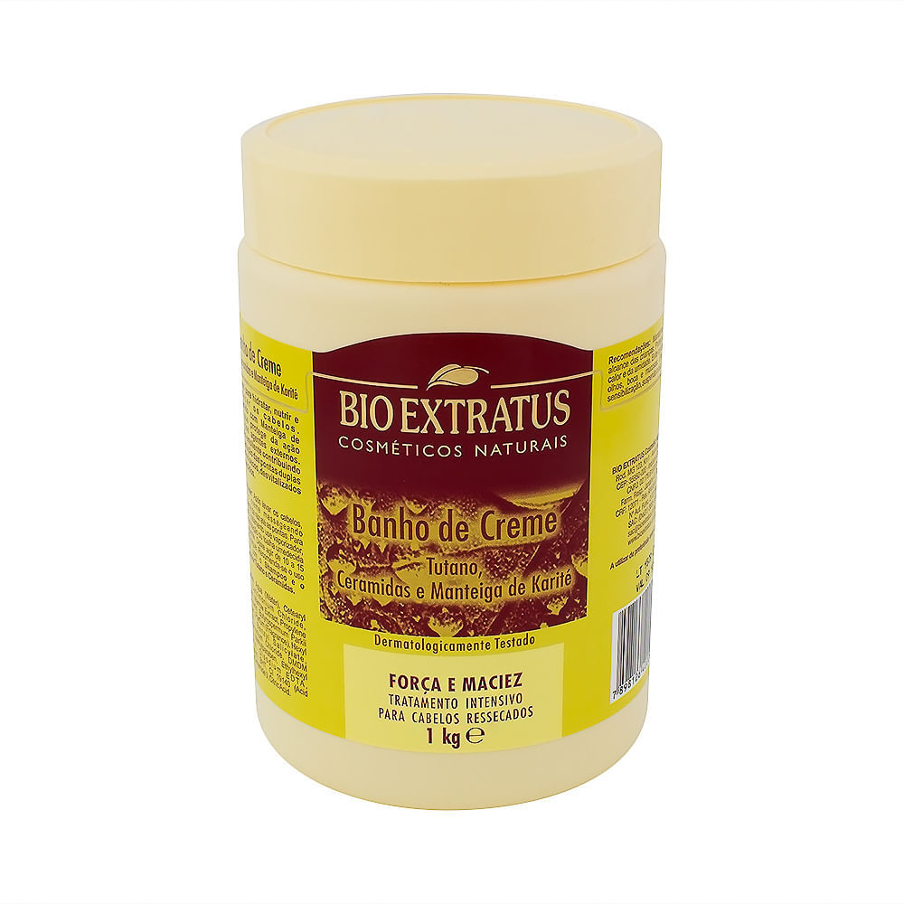Creme de Tratamento Bio Extratus Tutano, Ceramidas e Manteiga de Karité 1kg em Oferta na Shopee