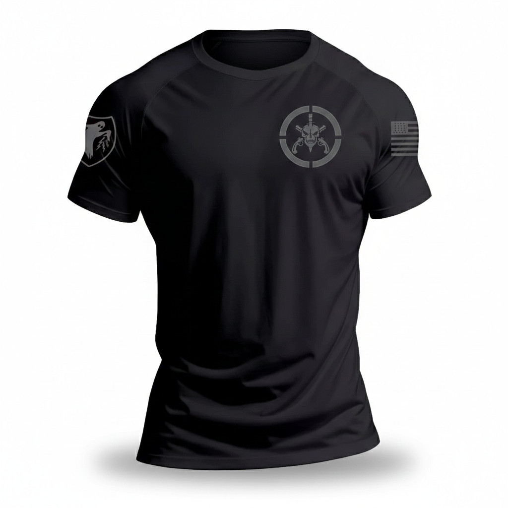 Camiseta T Shirt Dry Fit Masculina Militar Bope Fantasma Treino Academia P ao GG Envio imediato