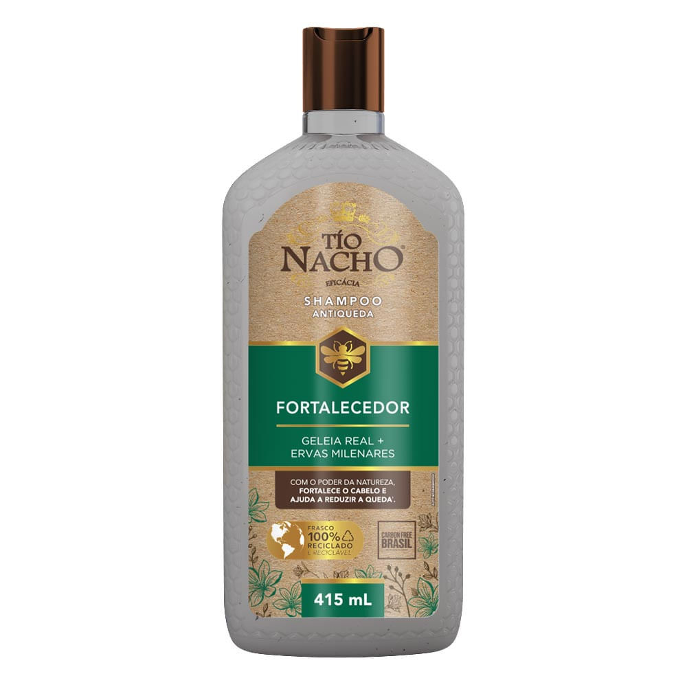 Shampoo Tio Nacho Fortalecedor 415ml em Oferta na Shopee