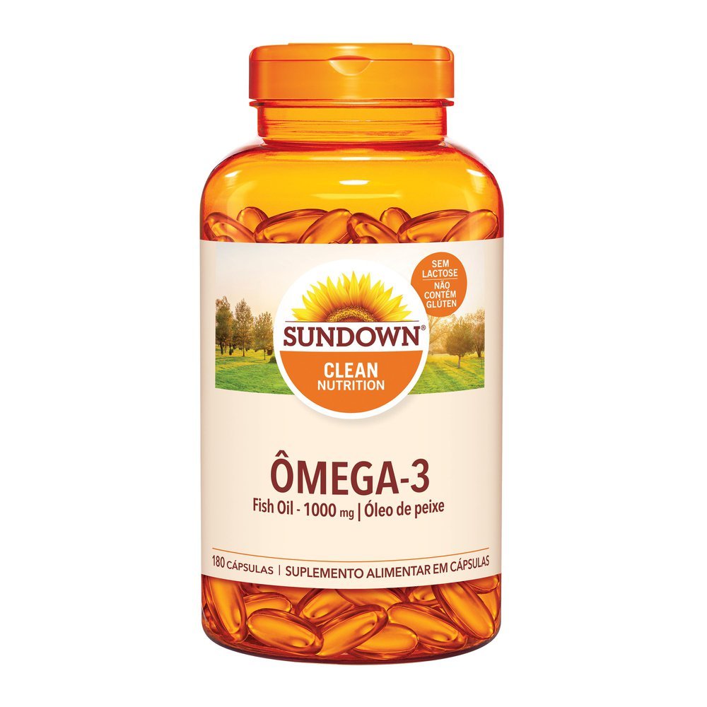 Sundown Ômega 3 1.000mg Suplemento Alimentar 180 Cápsulas em Oferta na Shopee