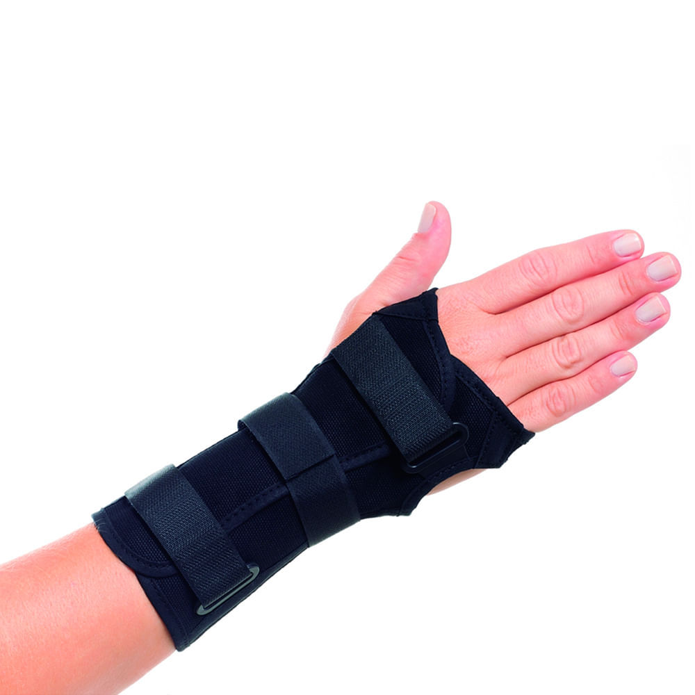 Órtese para Punho com Tala Mercur Bilateral Tamanho G Cor Preto com 1 Unidade em Oferta na Shopee