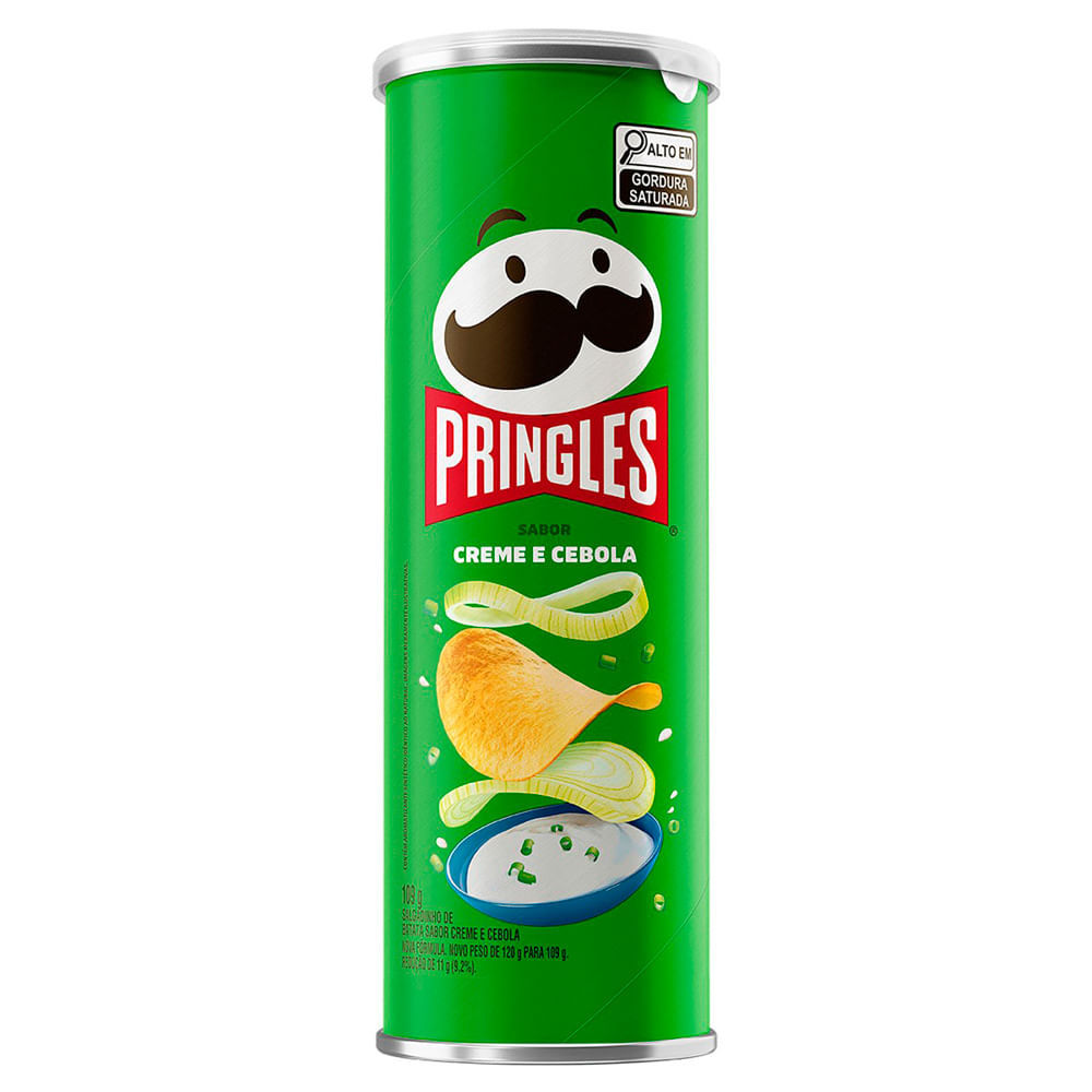 Batata Pringles Creme e Cebola 109g em Oferta na Shopee