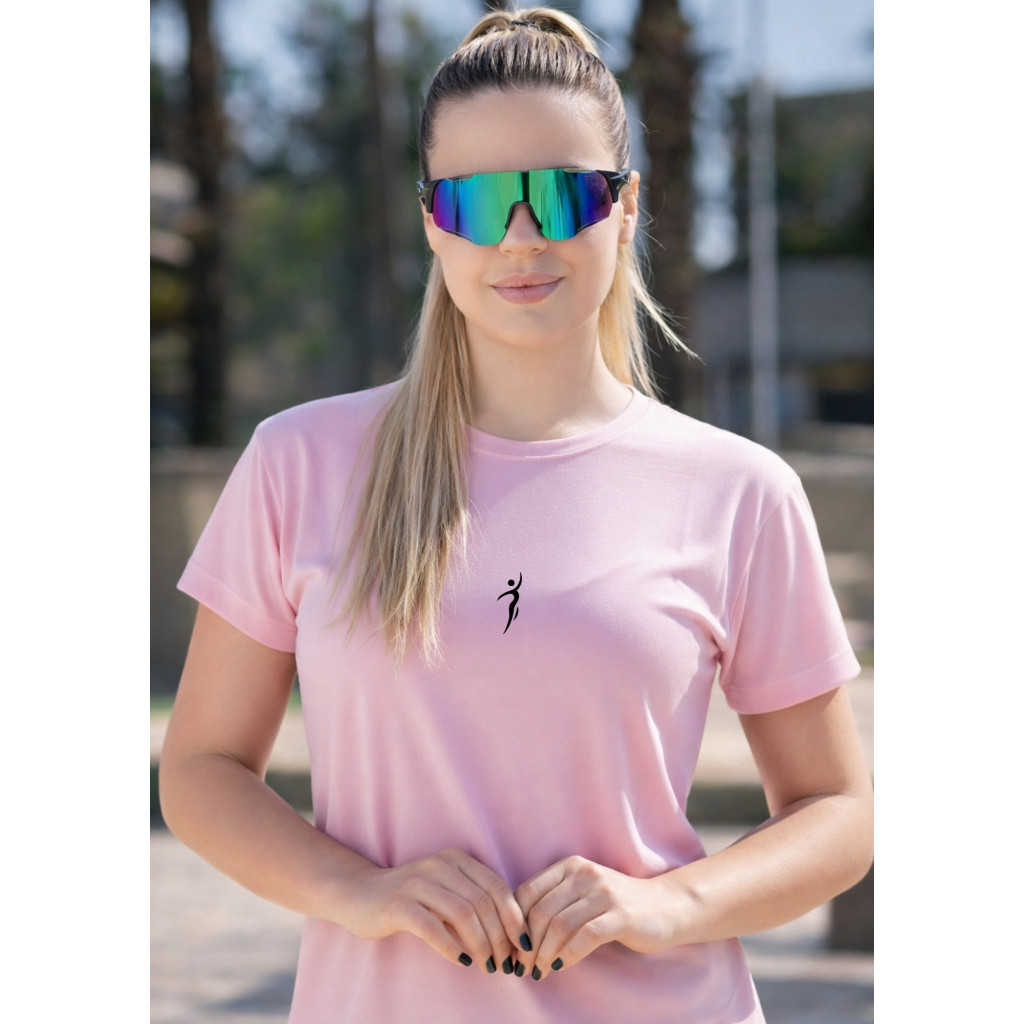Camiseta Dry Fit Feminina Baby Look Camiseta Academia Yoga Blusa Esporte Promoção em Oferta na Shopee