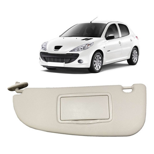 Quebra Sol Esquerdo Com Espelho - Peugeot 206 / 207