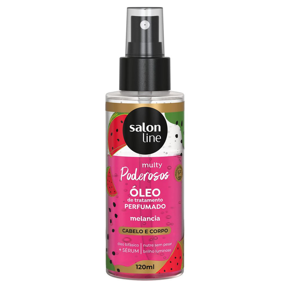 Óleo Perfumado Cabelo e Corpo Salon Line Multy Melancia 120ml em Oferta na Shopee