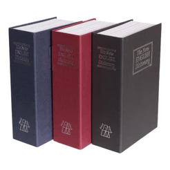 Cofre Camuflado Forma De Livro Dicionário Com Chave