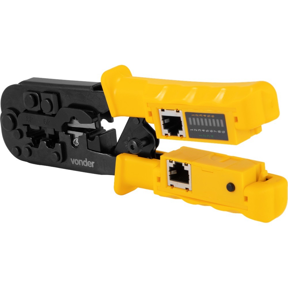 Alicate Crimpador Para Cabo De Rede 4 Em 1 AC410 Vonder