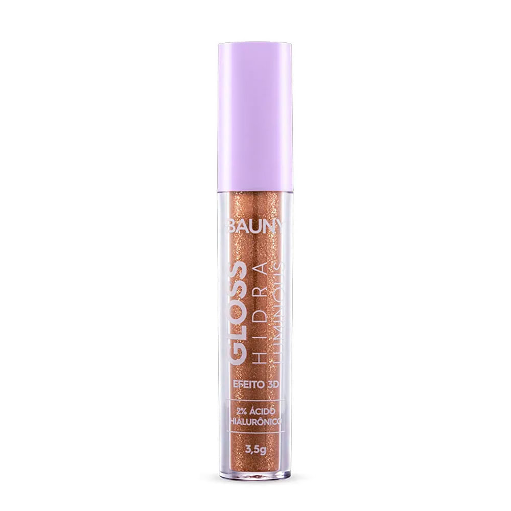 Gloss Labial Bauny Hidra Luminous Cor Choco Glow 3,5g em Oferta na Shopee