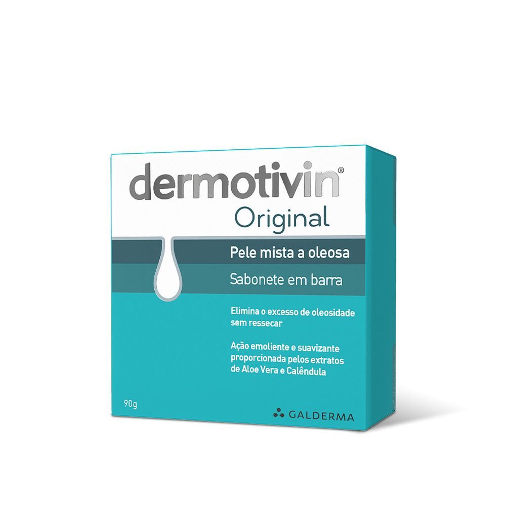 Dermotivin Original Sabonete em Barra para Pele Mista ou Oleosa 90g em Oferta na Shopee