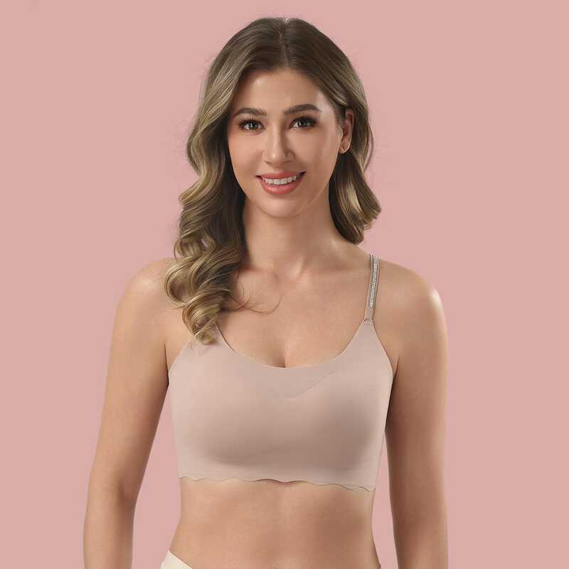 Z&D Lingerie Top Sem Aro com Bojo Alças em Strass Sofisticação e Conforto 22129 · foto 2