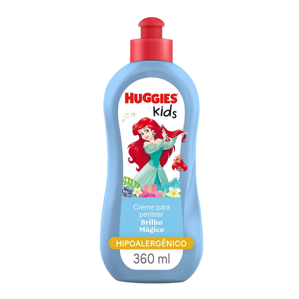 Creme para Pentear Huggies Kids Pequena Sereia Brilho Mágico 360ml em Oferta na Shopee
