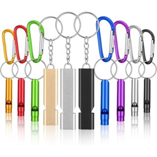 Apito Duplo Alumínio Emergência Segurança Sobrevivência Alto Som Mulheres Camping em Oferta na Shopee