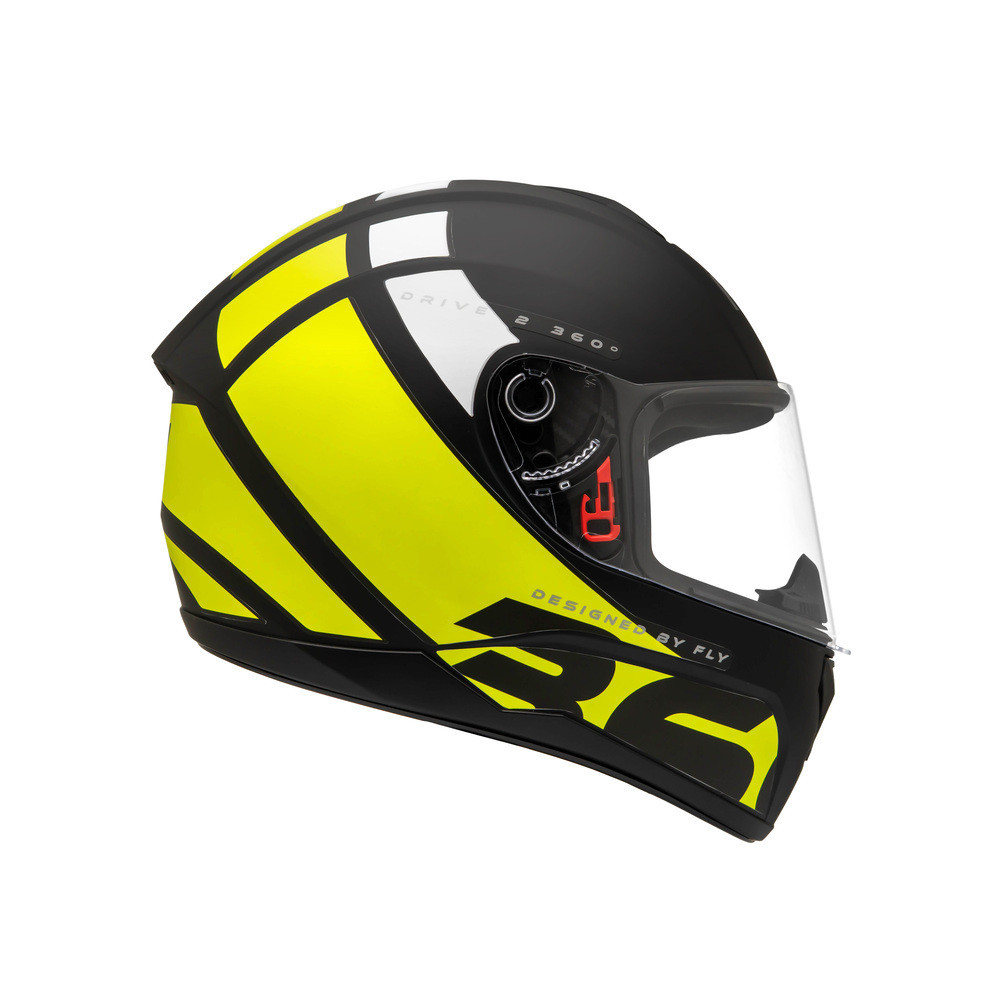 Capacete Fly Drive 2 360 fechado