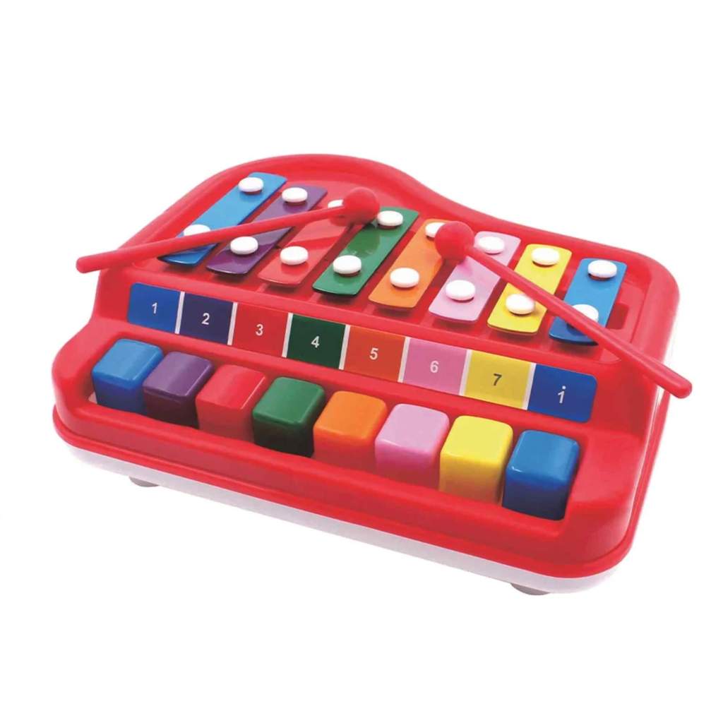 Brinquedo Infantil Piano 2 em 1 Xilofone Braskit - 20311