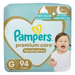 Fralda Pampers Premium Care Max G Com 94 Unidades