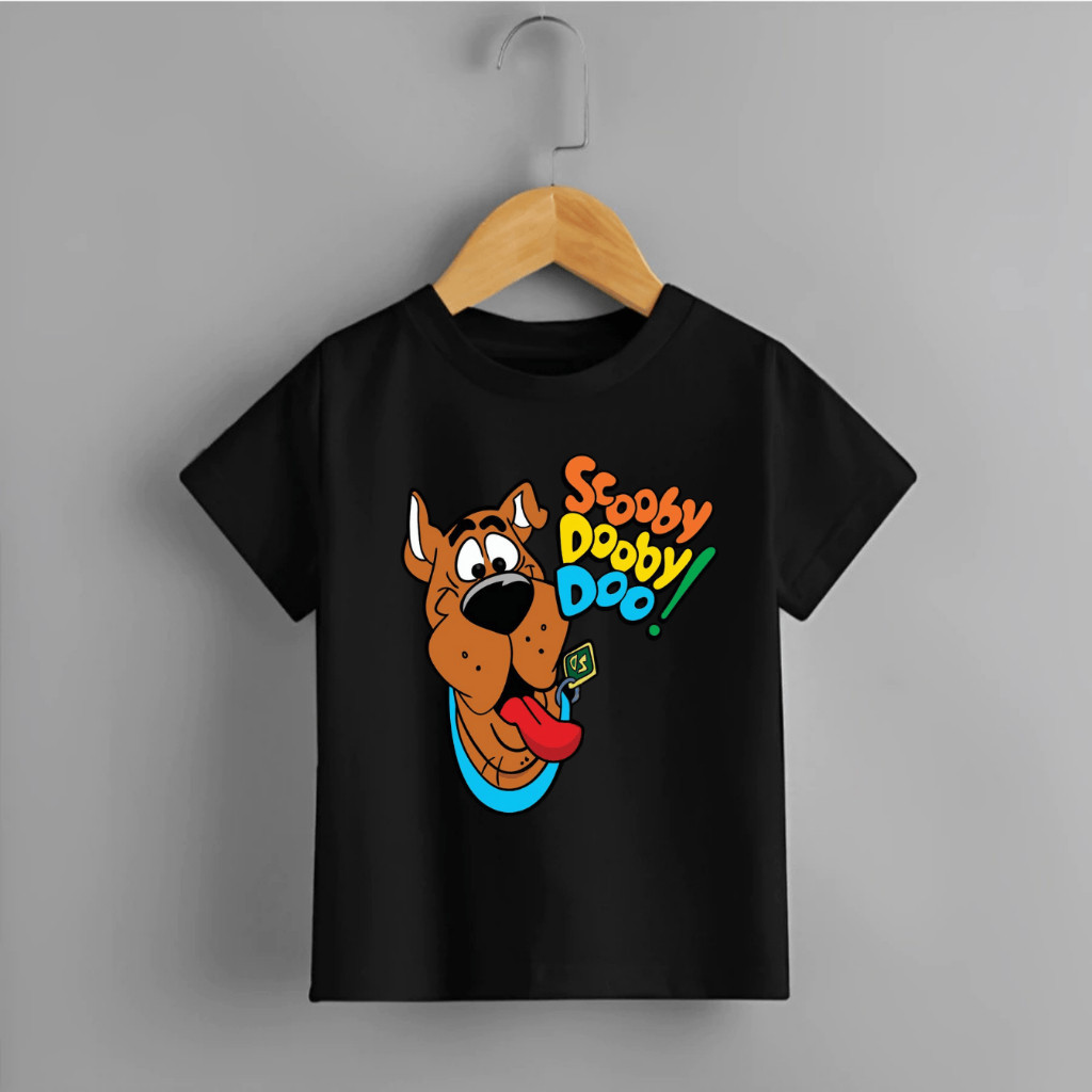 Camisa Infantil / Juvenil Unissex Scooby Doo Estampa Estilosa  - Camiseta Alta Qualidade 100% Algodão