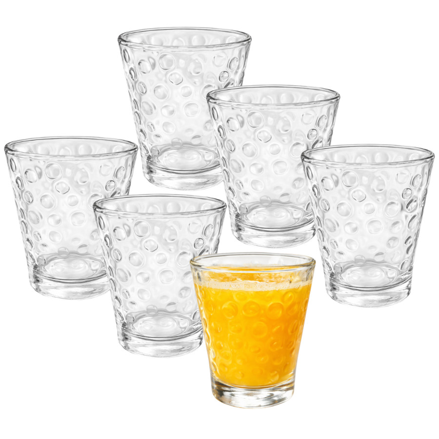 Kit 6 Copo De Vidro Caipirinha Baixo Drink Whisky Caldereta 350ml