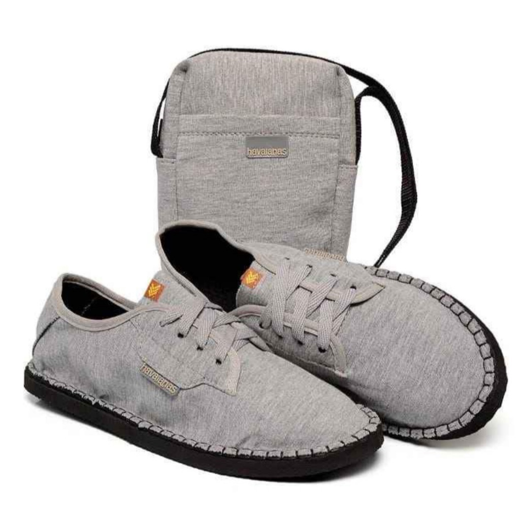 Kit Alpargata Tênis Cardaço Havaianas + Bolsa Bag