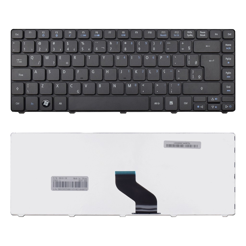 Teclado para Notebook Acer Aspire 4540 ABNT2 - F3 Bluetooth