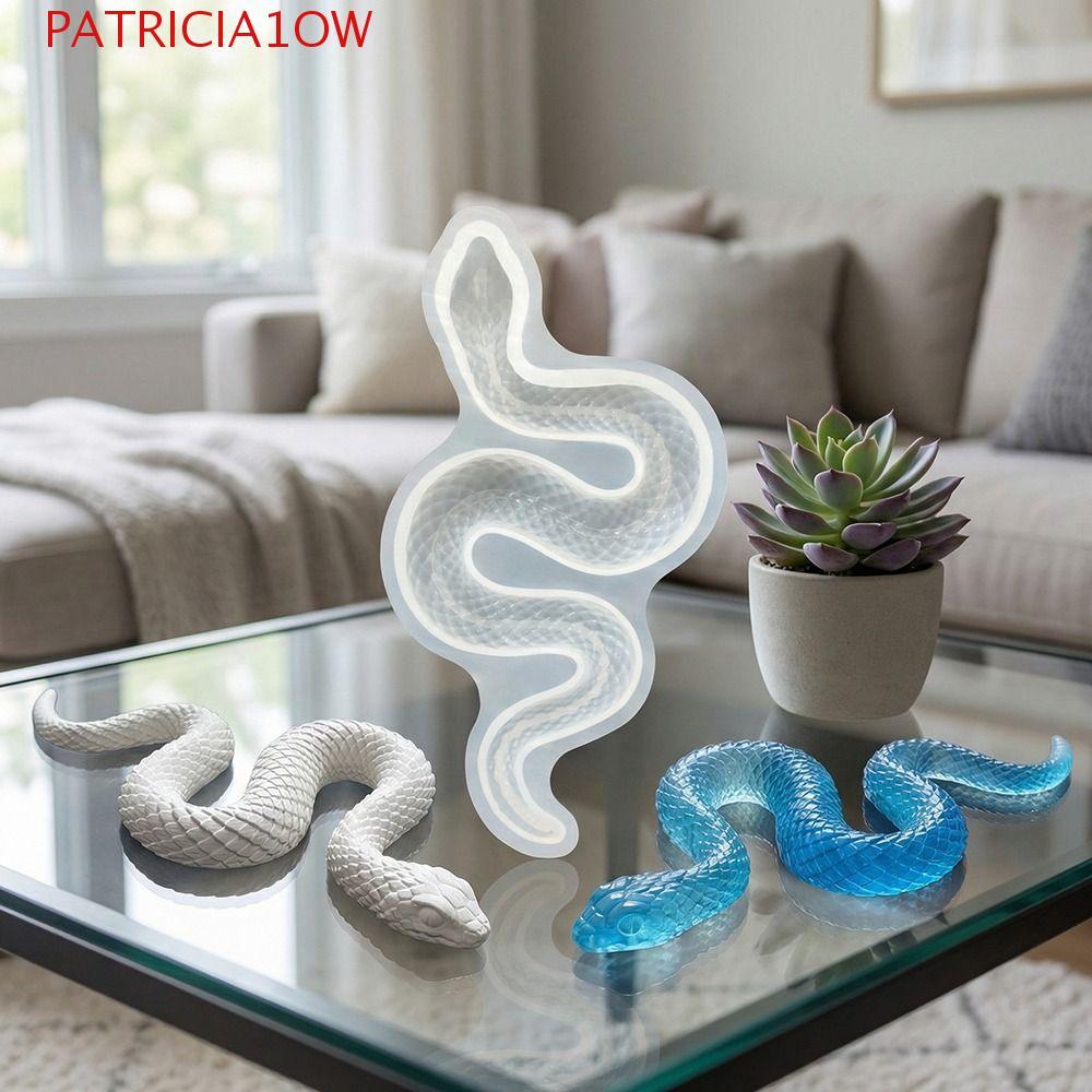 PATRICIA1OW Moldes De Silicone Em Forma De Cobra , Molde De Cobras 3D Resistente Ao Calor , Fácil De Liberar