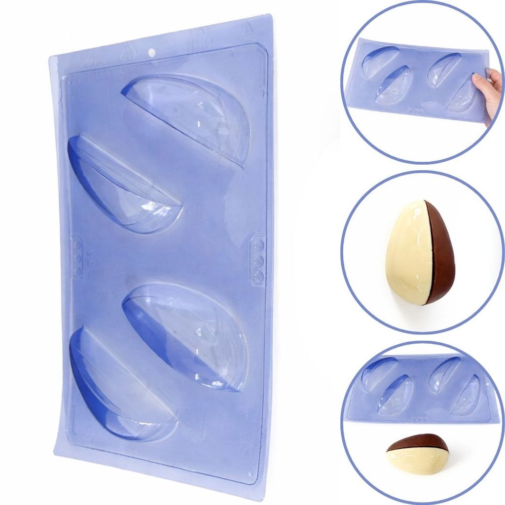 1~4 FORMA PROFISSIONAL OVO PÁSCOA FATIA 250G PORTO 1061 (CHOCO) em Oferta na Shopee