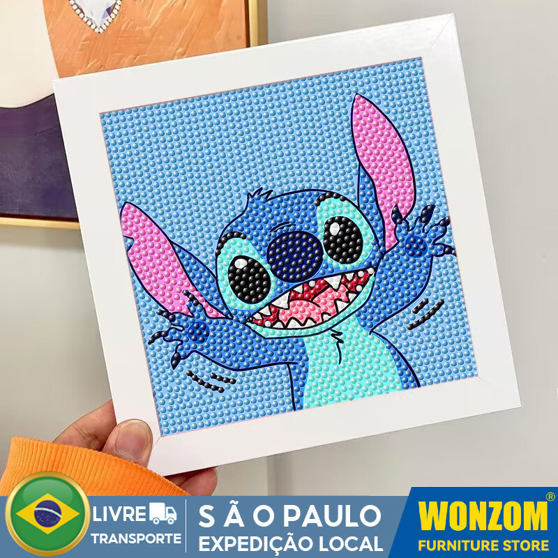 Kit Pintura De Diamante 5d Diamond Painting 18x18 Cm em Oferta na Shopee