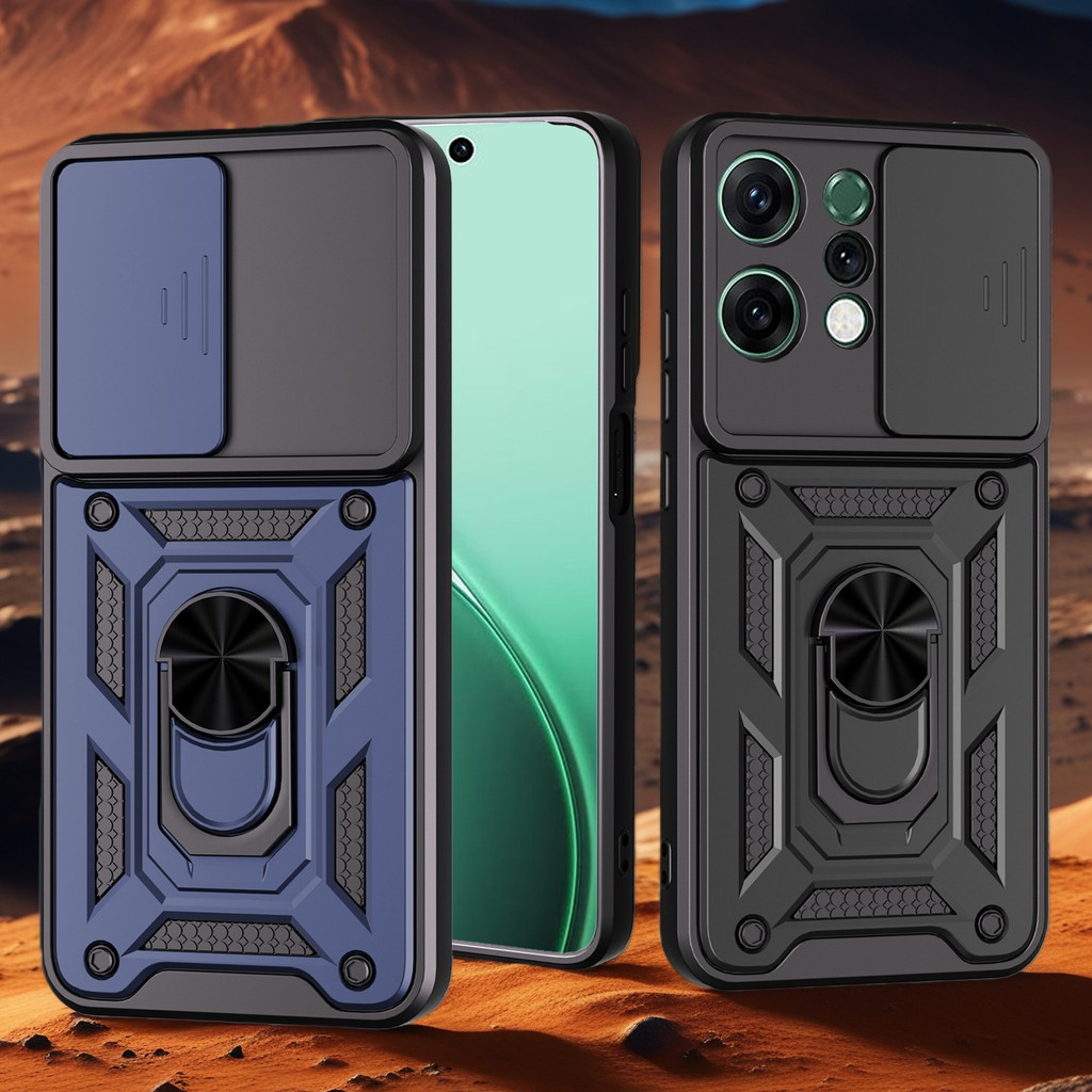 Slide Caso Lente Da Câmera Para OPPO A6X A5 Pro Reno 15 14 15F 14F 13F 12F À Prova De Choque Slide Lente Armadura Capa