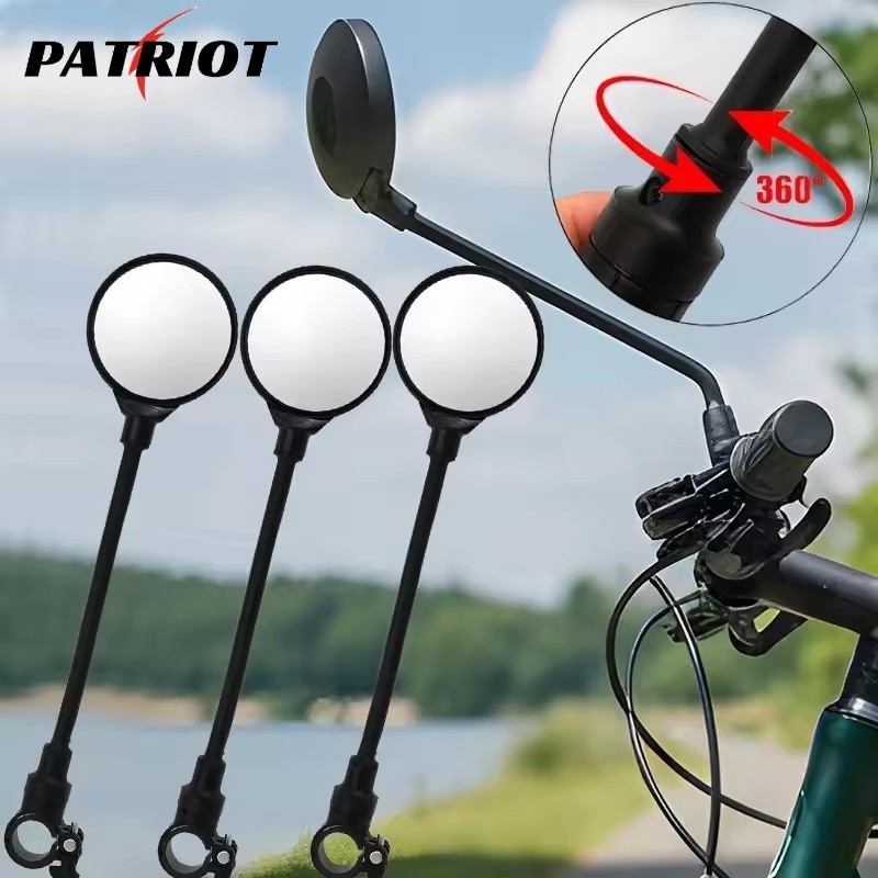 Espelho Retrovisor Ajustável Para Guiador-Reflexivo Bicicleta De 1/2 Unidade-Flexível , Multiuso-Acessórios Ciclismo And