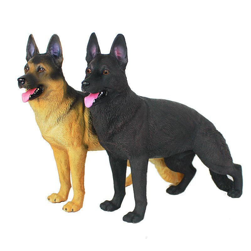 Modelo Realista de Cão de Brinquedo, Estatueta de Pastor Alemão, Cão de Estimação, Cão Grande, Pastor Alemão, Pastor Ale