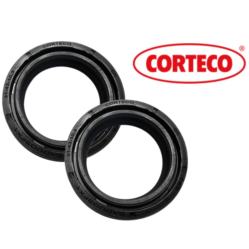 PAR RETENTOR BENGALA DO GARFO CORTECO ORIGINAL HONDA  CG 150 CG 160 NXR BROS PCX 150 XRE 190