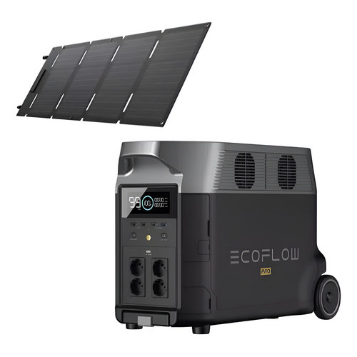 Estação De Energia Portátil Delta Pro 4500w + Painel 45w 220v 