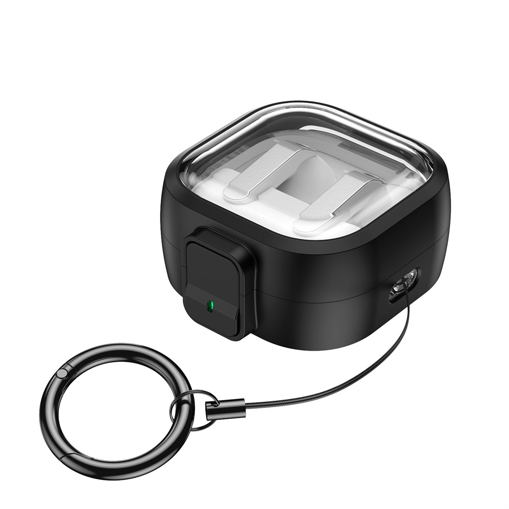Elegante Capa Transparente Para Samsung Galaxy Buds4 Buds 4 Pro Dura Com Cordão