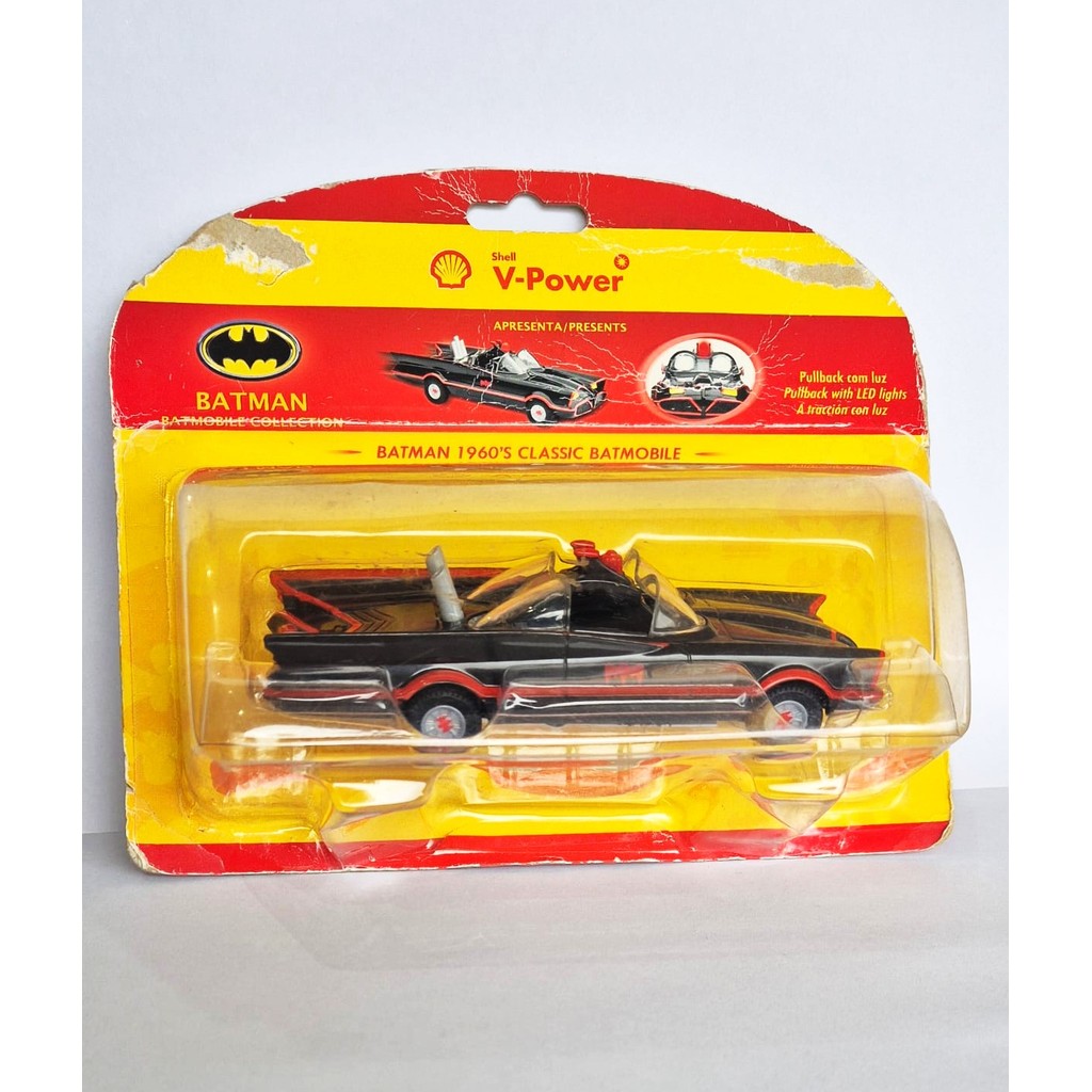 Miniatura Carro Batmóvel 1960 - Classic Batmovel DC - 1:32 - Shell