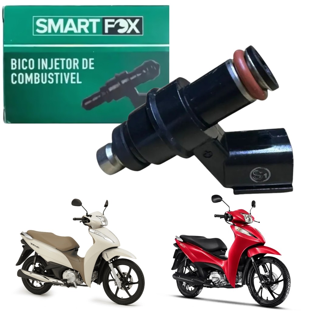 BICO INJETOR COMBUSTÍVEL 6 FUROS SMARTFOX 6 FUROS HONDA BIZ 125 125 EX 2018 A 2025