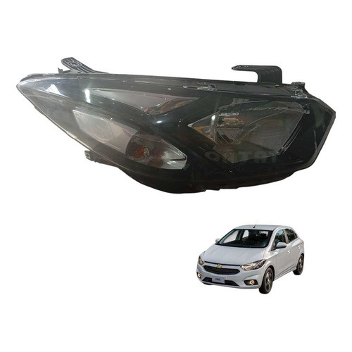 Farol Chevrolet Onix Prisma Lado Direito S/ Led 2016 A 2019 Direito/passageiro