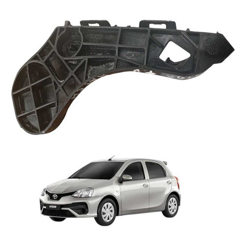 Guia Parachoque  Etios Hatch Traseira Direita 2012 A 2021