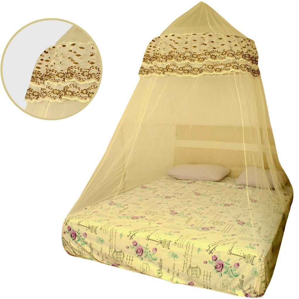 Mosquiteiro Indiano Teto Cama Casal /Queen/Box C/ Elástico Sem Armação - Promoção Limitada
