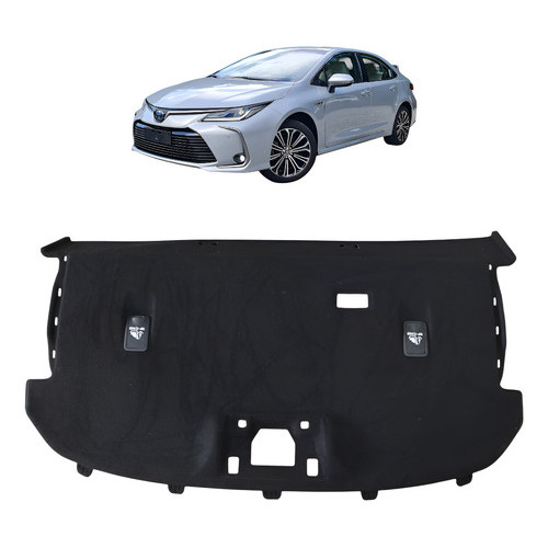 Tampão Bagagito Porta Mala Toyota Corolla 2021 A 2024 Preto