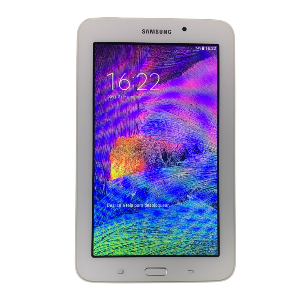 Tablet Samsung SM-T113 7 Android 4.4 WiFi 1GB RAM ideal para crianças Branco