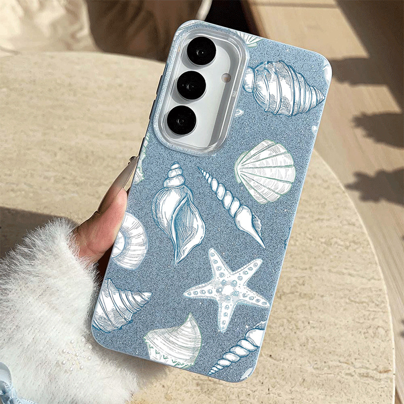 Capa Azul Para Samsung Galaxy , A03 , A05 , A15 , A16 , A17 , A32 , A34 , A36 , A56 , S20 , S21 , S23 , S34 , S25 , S26 