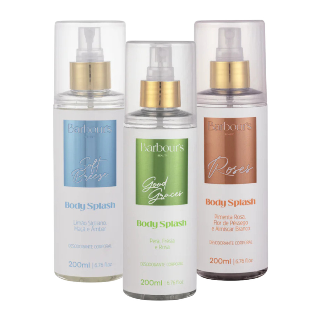 KIT BODY 3 SPLASH GOOD GRACES, SOFT BREEZE E ROSES