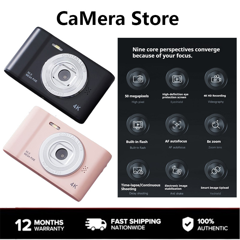 Câmera digital camera Store D01 4K MINI Máquina De Cartão De Nível De Entrada Pequena De Alta Definição E Alto pixel Par