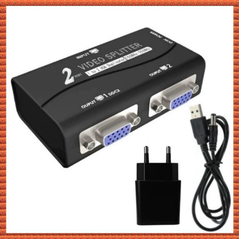 (Zac) Divisor VGA 1 A 2 De Tela Plugue Ue