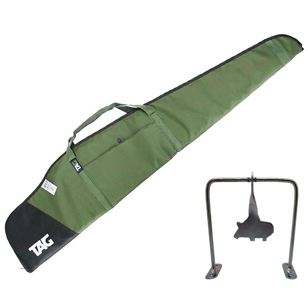Capa Rossi R8 Outlander Beeman 1331 1336 Artemis Pr900 Bolsa Forrada com Alça Costas e Alvo Pêndulo