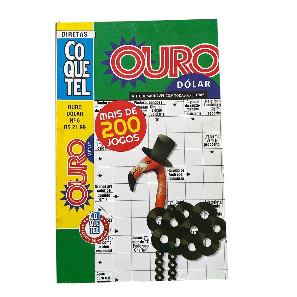 Livro Coquetel Ouro Dólar - Nível Médio N° 06 (novo)